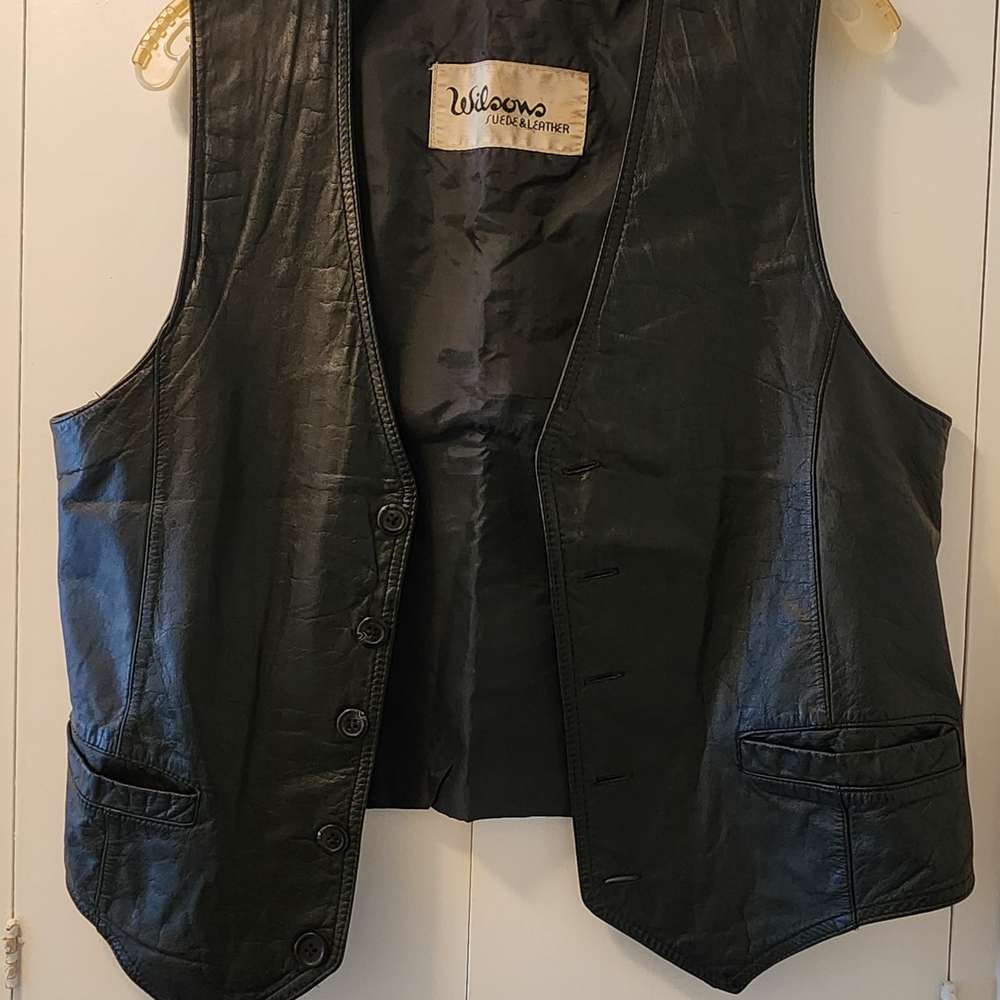 Wilson Black Leather Jacket